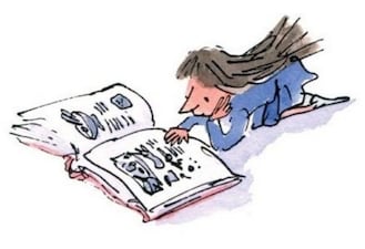 Image Courtesy: Quentin Blake, 'Matilda' by Roald Dahl