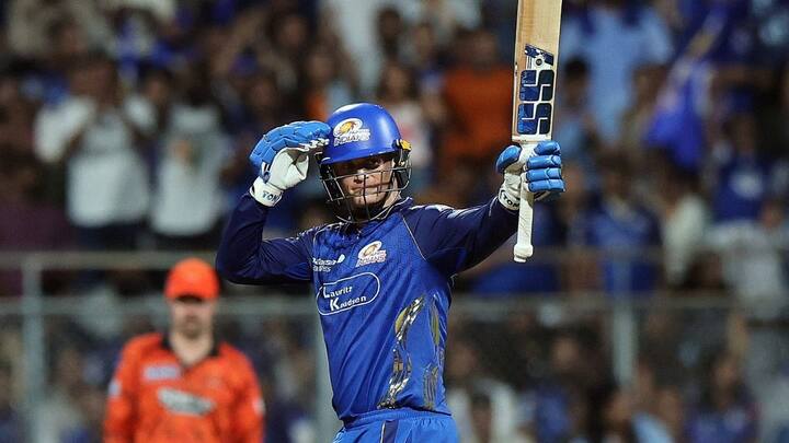 Ryan Rickelton’s record ton for MI in must-win game turns special with parents and partner watching from stands Ryan Rickelton’s record ton for MI in must-win game turns special with parents and partner watching from stands