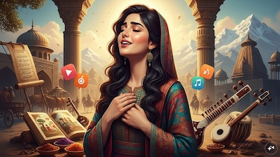 An Iranian girl’s soulful rendition of a Persian Shiva bhajan bridges centuries of Indo-Persian heritage, showing how music and culture can connect societies even amid geopolitical tensions. Representational image