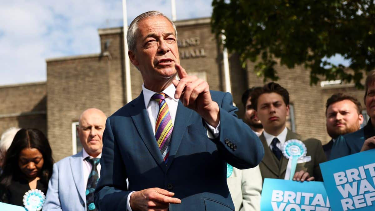 Farage hails  ‘historic shift in politics’ as far-right Reform UK makes monumental gains in local polls