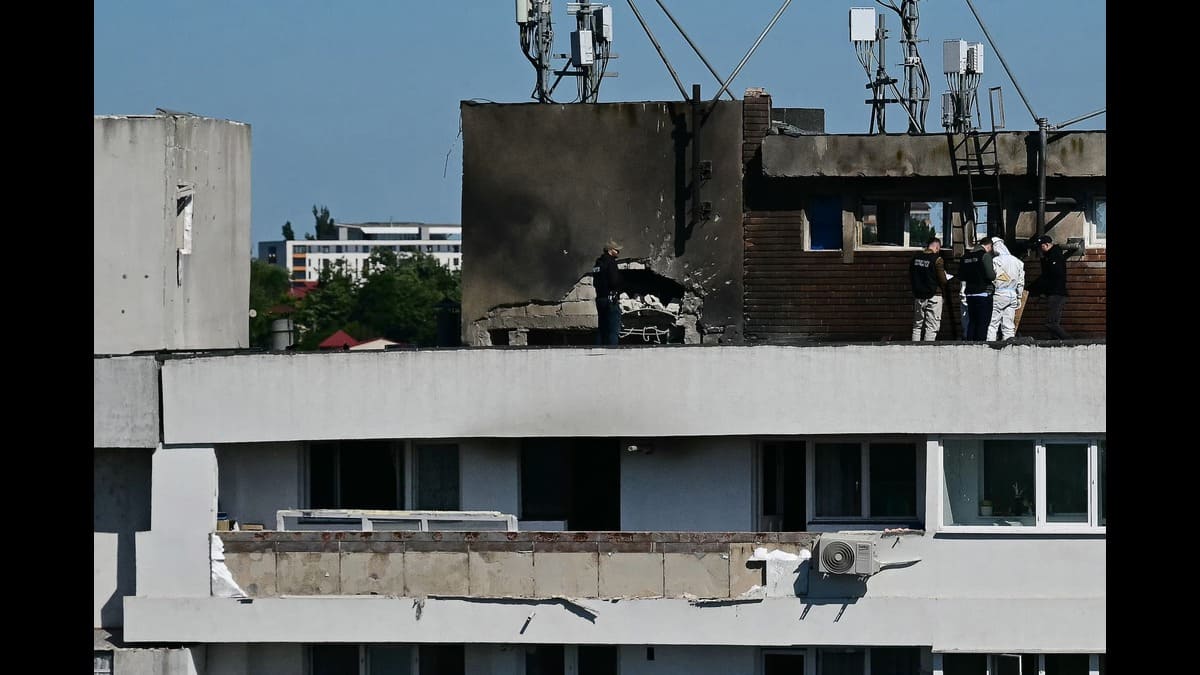 Russian drone hits apartment building in Romania, Nato condemns it as ‘reckless’ actions