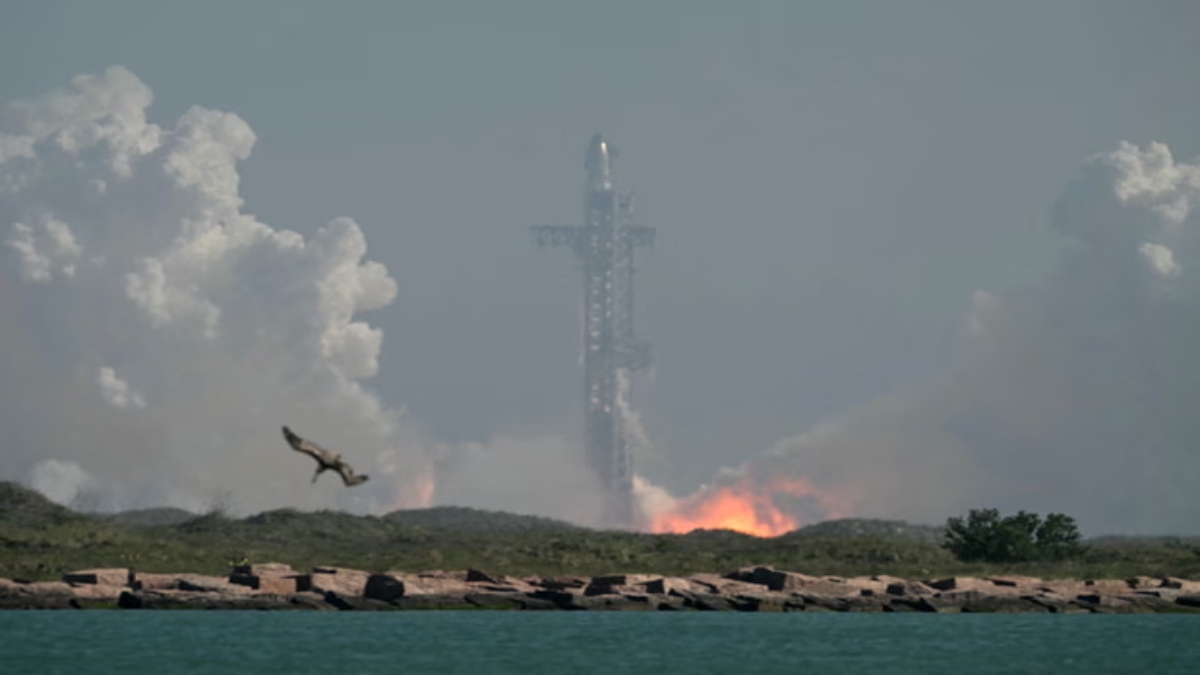 SpaceX launches its biggest Starship rocket in key test flight amid ...
