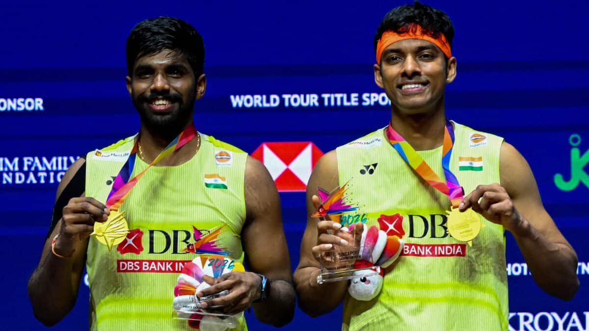 Satwik-Chirag snap title-less run, clinch maiden Singapore Open doubles crown