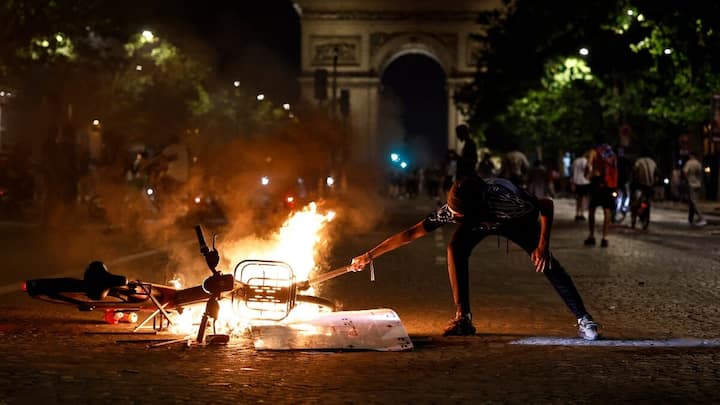 PSG Champions League triumph sparks violent celebrations in Paris as ugly scenes emerge from France