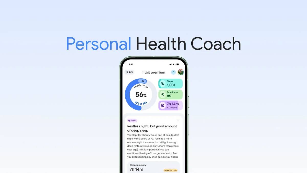 Fitbit app gets Google health rebrand alongside Gemini-powered coach Fitbit app gets Google health rebrand alongside Gemini-powered coach