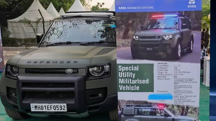 TASL showcases one-off military Land Rover Defender for army use TASL showcases one-off military Land Rover Defender for army use