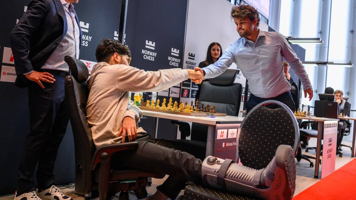 Carlsen stunned in opening round of Norway Chess as Gukesh ...