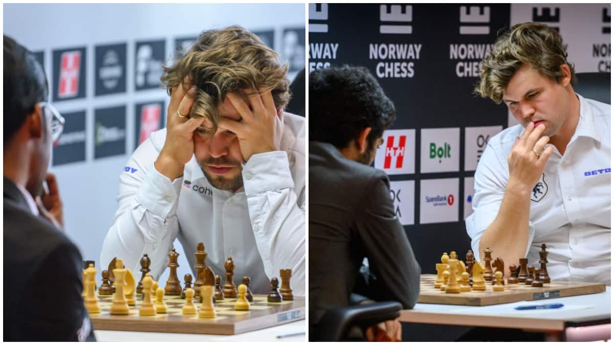 Carlsen admits defeat against Praggnanandhaa ‘pretty much a repeat of the game against Gukesh’
