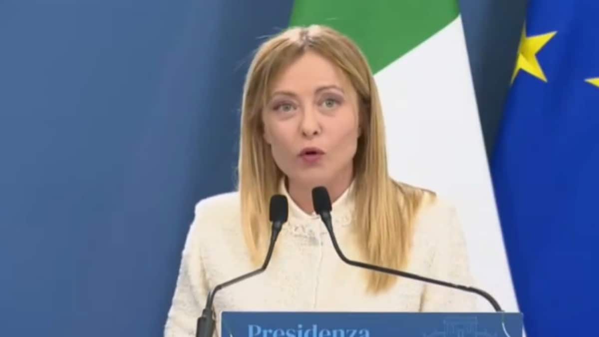 Meloni speaks in Hindi: Italian PM invokes ‘parishram hi safalta ki kunji hai’ phrase to highlight close India-Italy ties (WATCH)