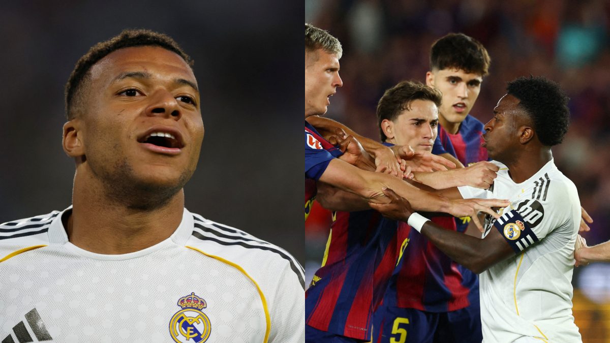 Mbappé trolled after posting during El Clásico loss