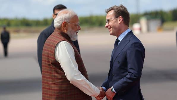 PM Modi lands in Sweden for trade, tech and defence talks; Indian ...