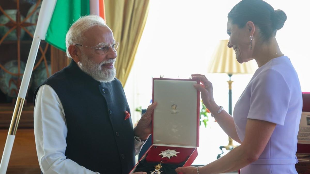PM Modi receives Sweden’s prestigious Royal Order of the Polar Star ...