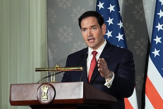 US Secretary of State Marco Rubio. AP/File