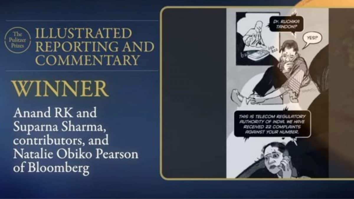 Pulitzer Prizes 2026: Indian duo Anand RK, Suparna Sharma win for illustrated exposé on digital scam networks