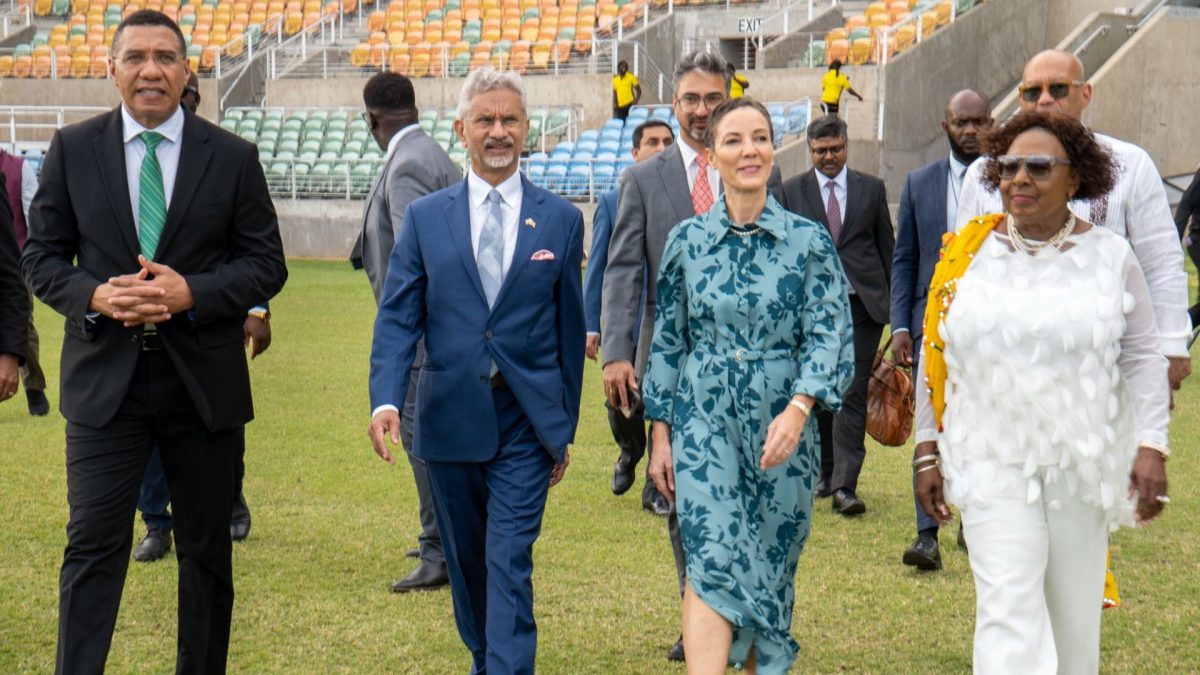 ‘Written in runs, respect, and friendship’: Jaishankar celebrates India-Jamaica ties at Sabina Park