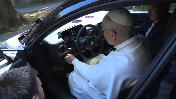 Watch: Pope Leo XIV checks out Ferrari's controversial new 'Luce' EV Watch: Pope Leo XIV checks out Ferrari's controversial new 'Luce' EV