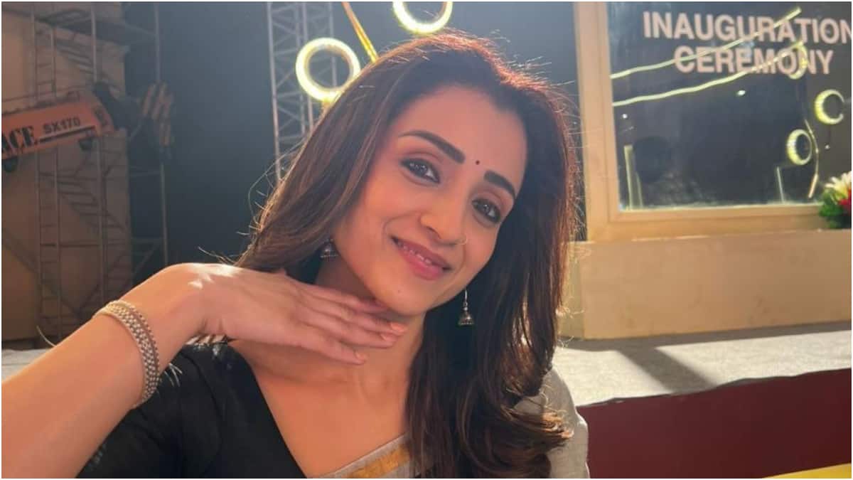 Trisha Krishnan mentions 'win' in 'magical May' in Karuppu BTS pics, Internet links it to CM Vijay; See post