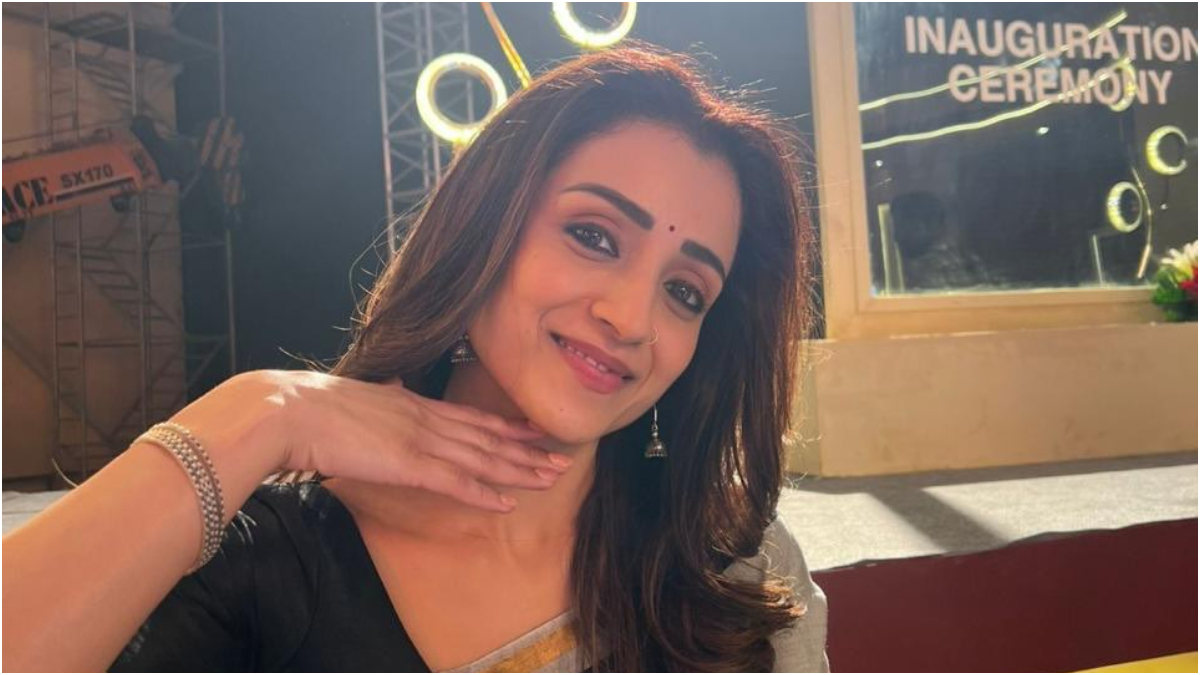 Trisha Krishnan mentions 'win' in 'magical May' in Karuppu BTS pics, Internet links it to CM Vijay; See post