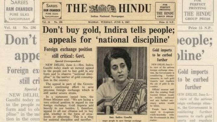 Fact-check: Did Indira Gandhi urge citizens to stop buying gold in 1967?