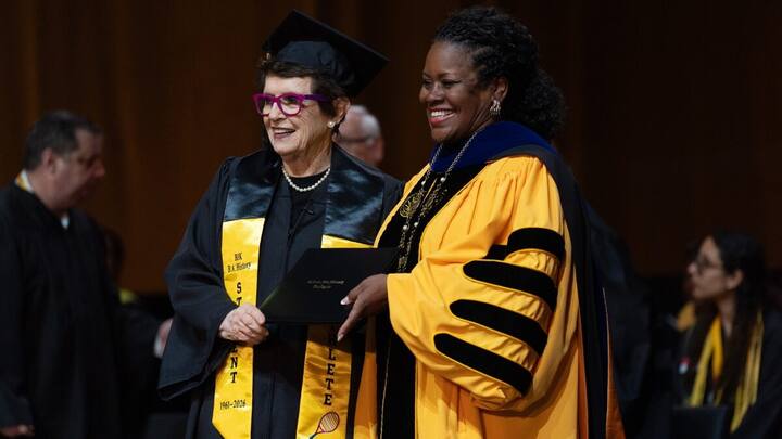 Billie Jean King enrolled in college in 1961, completed graduation at 82 in 2026 and transformed women's tennis in between Billie Jean King enrolled in college in 1961, completed graduation at 82 in 2026 and transformed women's tennis in between