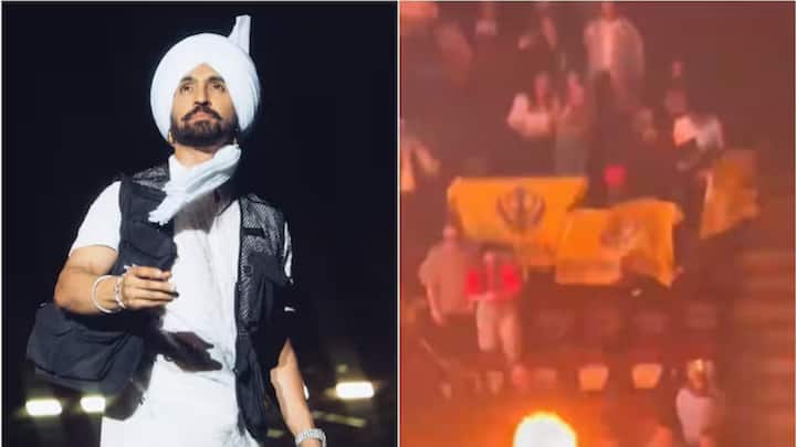 Diljit Dosanjh stops his Canada show midway as people wave pro-Khalistan flags, video goes viral: WATCH