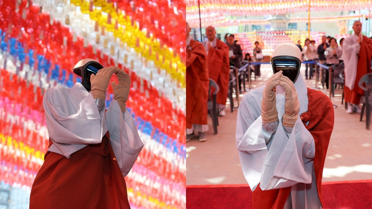 Robot Monk? South Korea unveils humanoid disciple at Buddhist temple ...