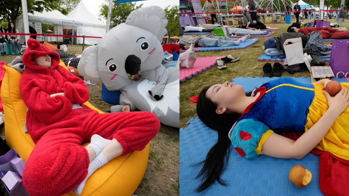 Napping Contest Seoul hosts quirky ‘power nap contest’ to spotlight South Korea’s sleep ...