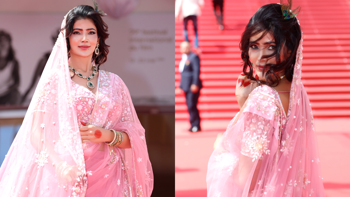 Cannes 2026: Bigg Boss 17 fame Soniya Bansal makes debut in Radha Rani-Inspired ensemble, blends spirituality with couture elegance Cannes 2026: Bigg Boss 17 fame Soniya Bansal makes debut in Radha Rani-Inspired ensemble, blends spirituality with couture elegance