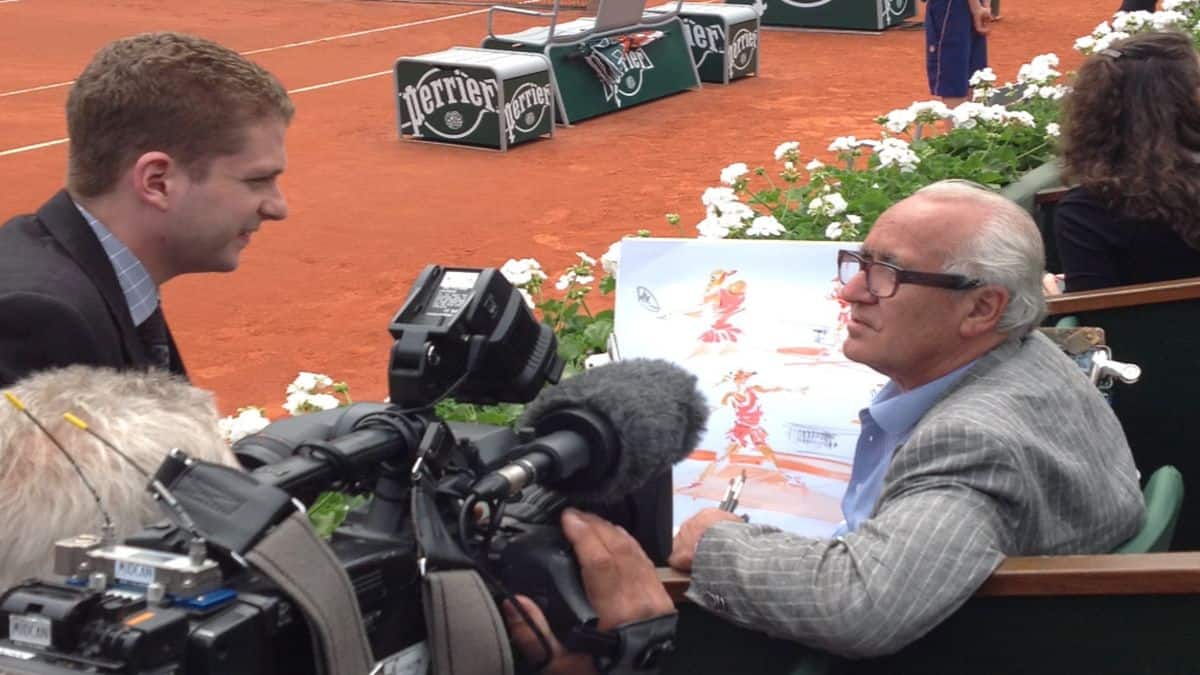 Joel Blanc: The official painter of Roland Garros