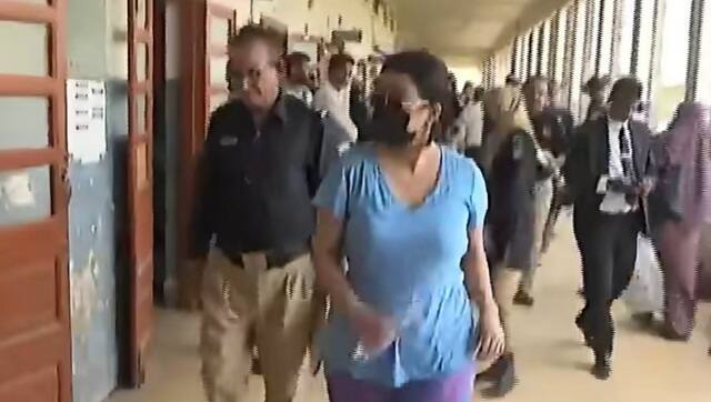 Pinky’s appearance in court to record a statement has gone viral. Image courtesy: @theasttimes/X