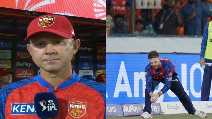 Ricky Ponting's furious mid-match meltdown over PBKS' dropped catches: 'I'm pretty close to throwing mic on field' Ricky Ponting's furious mid-match meltdown over PBKS' dropped catches: 'I'm pretty close to throwing mic on field'