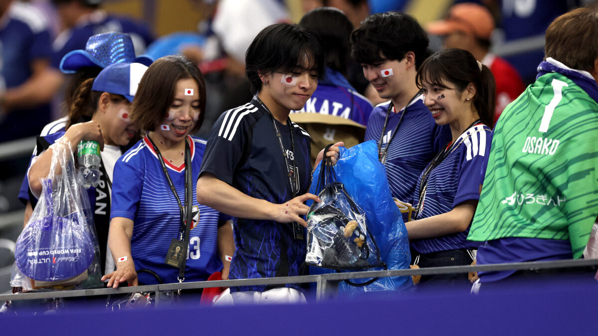 Japanese fans' stadium clean-up sparks backlash over unequal household chores: 'Do it at home' – Firstpost