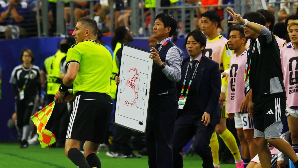 Moriyasu's Viral Sideline Tactic Captivates Fans in Japan-Netherlands Draw