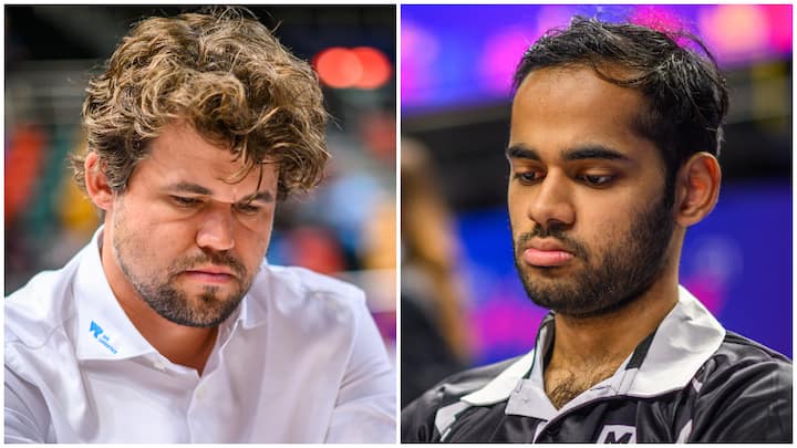 After Praggnanandhaa, Carlsen humbled by Arjun with stunning loss in World Rapid Team Championships After Praggnanandhaa, Carlsen humbled by Arjun with stunning loss in World Rapid Team Championships