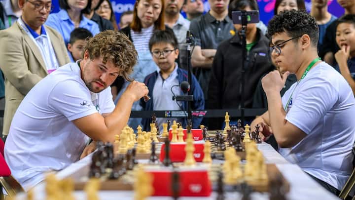 Carlsen's 'GOAT' status questioned after world No 1 suffers four consecutive defeats: 'Unreal cooking and washing' Carlsen's 'GOAT' status questioned after world No 1 suffers four consecutive defeats: 'Unreal cooking and washing'