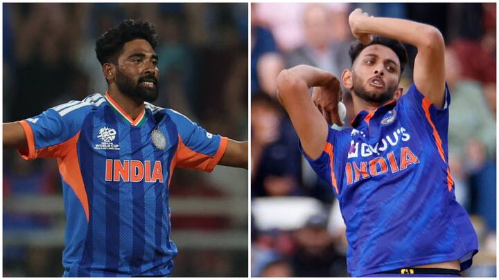 Siraj withdrawn from India's T20I fixtures against Ireland and England, replaced by GT teammate Prasidh; here's why Siraj withdrawn from India's T20I fixtures against Ireland and England, replaced by GT teammate Prasidh; here's why