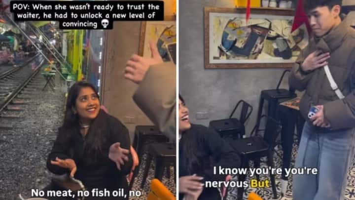 Vietnamese waiter defends Indian tourist over vegetarian food query, wins hearts online | Watch