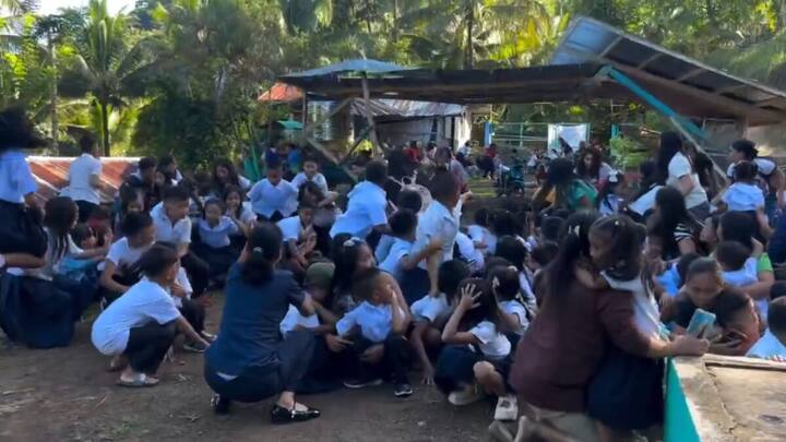 Philippines earthquake: Panic at school assembly as strongest quake in decades kills 4, injures over 200 | Video Philippines earthquake: Panic at school assembly as strongest quake in decades kills 4, injures over 200 | Video