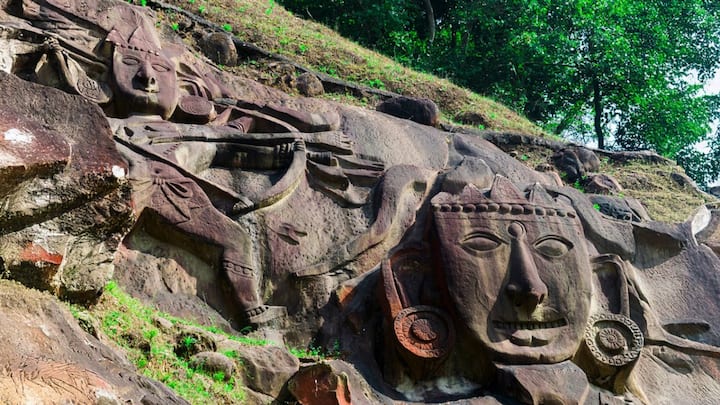 Hidden in Tripura's forests are 99,99,999 rock-cut gods, but no one knows who carved them