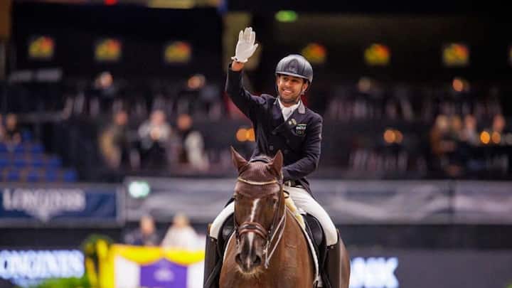 Anush Agarwalla responds to Asian Games snub with silver at CDI1 Prix in Germany Anush Agarwalla responds to Asian Games snub with silver at CDI1 Prix in Germany