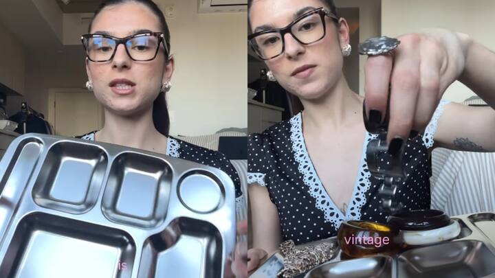 Canadian influencer uses Indian steel thali as jewellery organiser, sparks the cultural appropriation debate again