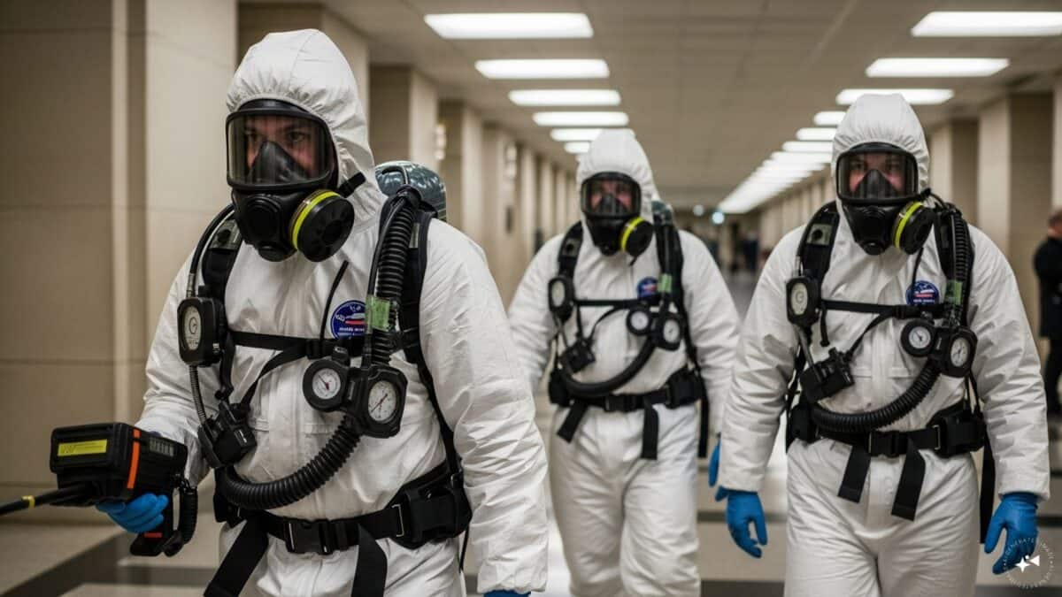 Pentagon investigates air quality scare as hazardous materia
