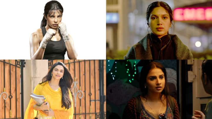 Bhumi Pednekar, Priyanka Chopra, Deepika Padukone, Vidya Balan: Actresses who proved women's roles in cinema have come a long way Bhumi Pednekar, Priyanka Chopra, Deepika Padukone, Vidya Balan: Actresses who proved women's roles in cinema have come a long way
