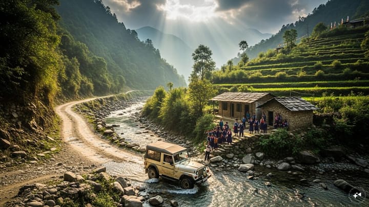 3 hours off-roading and a river crossing: This remote school in Sikkim has just 18 students 3 hours off-roading and a river crossing: This remote school in Sikkim has just 18 students