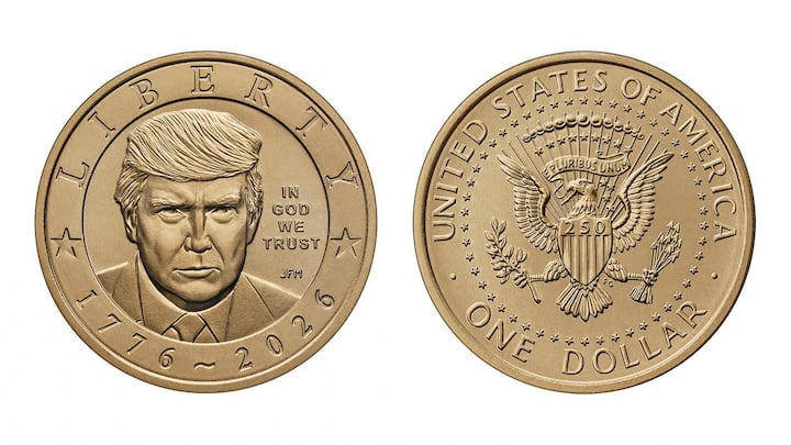 Heads or tails, it’s Trump: US unveils $1 coin featuring president’s face