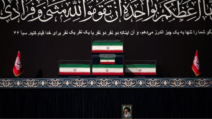 How was Ayatollah Ali Khamenei’s body preserved for 125 days before his funeral?