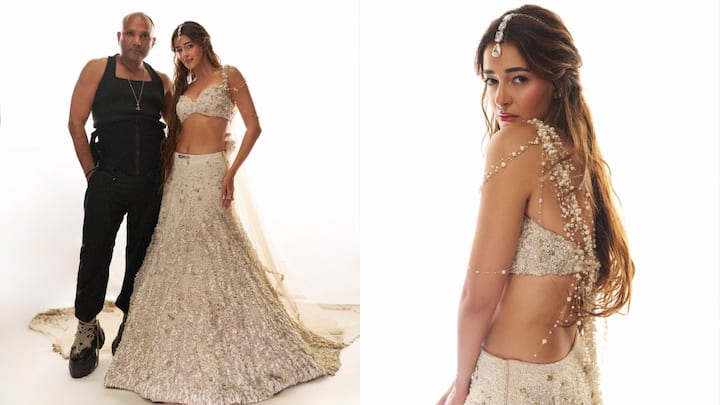 Ananya Panday's Gaurav Gupta bridal lehenga took 490 hours to make, and every pearl and petal tells a story