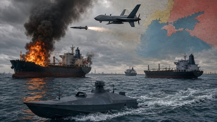 Sea of Azov emerges as new front in Russia-Ukraine war amid drone attacks Sea of Azov emerges as new front in Russia-Ukraine war amid drone attacks