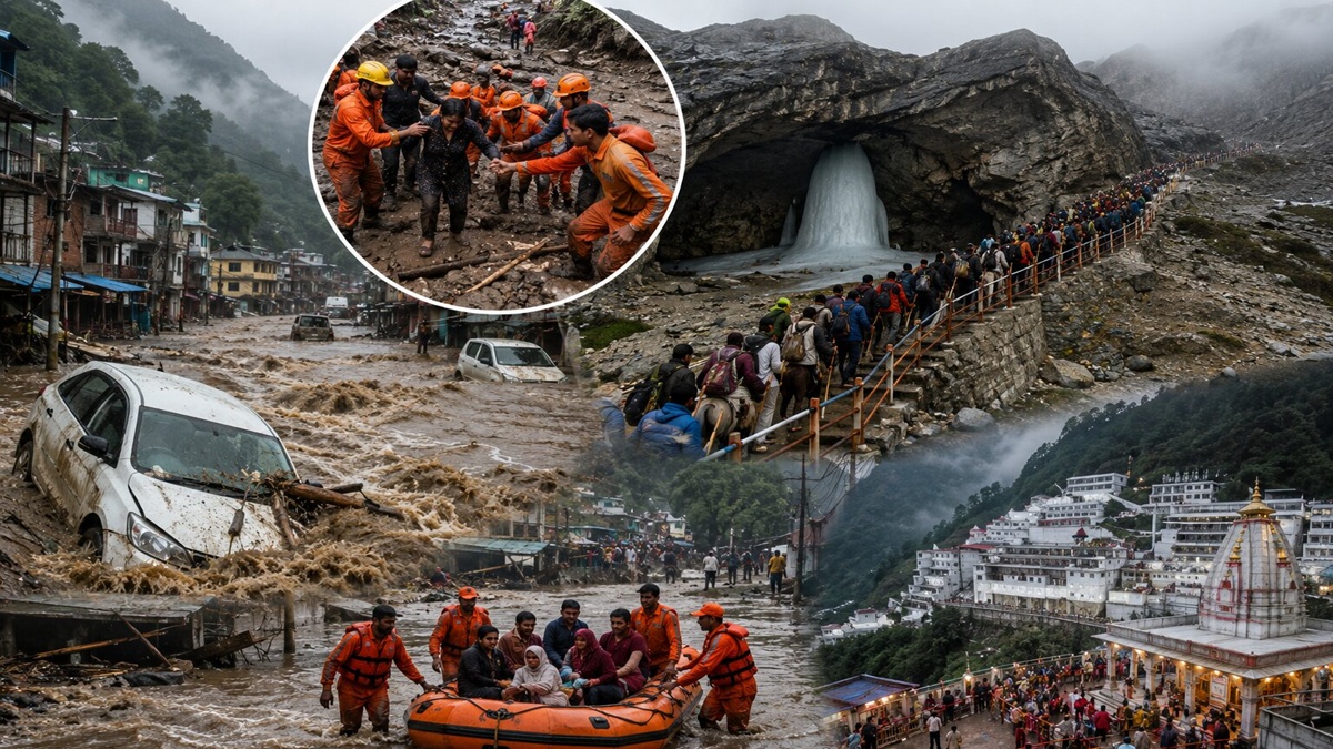 Rescue operations underway in flood-affected Jammu | Source: Firstpost