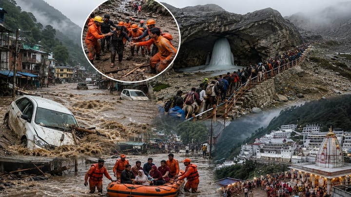Jammu floods: Death toll rises to 11 as Amarnath, Vaishno Devi yatras remain suspended Jammu floods: Death toll rises to 11 as Amarnath, Vaishno Devi yatras remain suspended